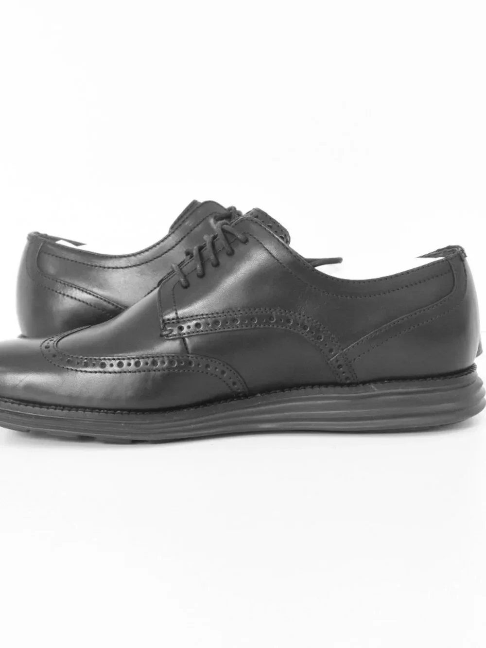 Cole Haan Original Grand Men's Wingtip Oxford Shoes Black Leather 11M NWOT C2798